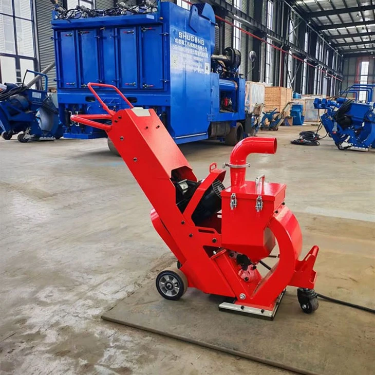 Small Shot Blasting Concrete And Screed Shot Blaster